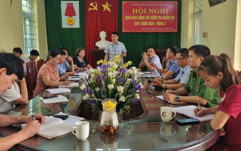 ĐẢNG UỶ XÃ XUÂN LAI TỔ CHỨC HỘI NGHỊ BCH MỞ RỘNG SƠ KẾT ĐÁNH GIÁ KẾT QUẢ THỰC HIỆN CÔNG TÁC QUÝ I VÀ TRIỂN KHAI PHƯƠNG HƯỚNG NHIỆM VỤ QUÝ II NĂM 2024